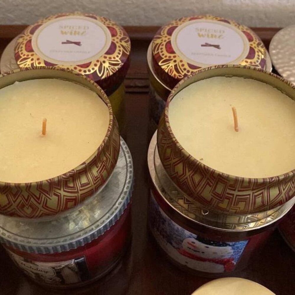 Spiced Wine Perfumed Candles (Set of 2)